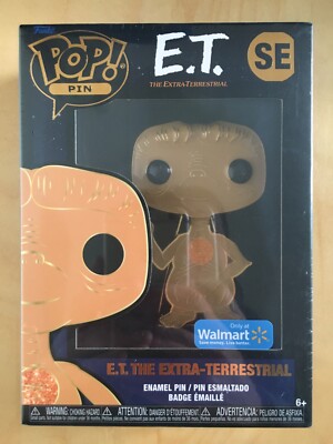 Funko E.T. THE EXTRA TERRESTRIAL SPECIAL EDITION WALMART ONLY POP PIN BADGE
