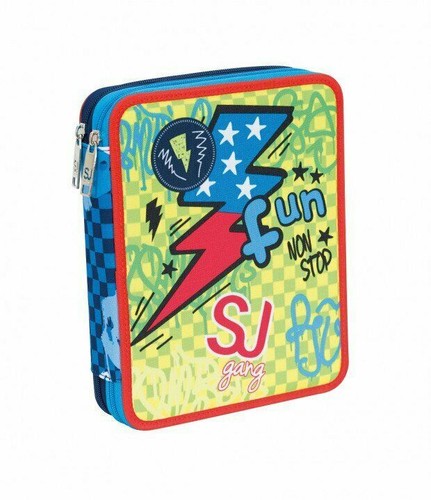 ASTUCCIO SCUOLA MAXI 2 ZIP SJ GANG Boy SEVEN | eBay
