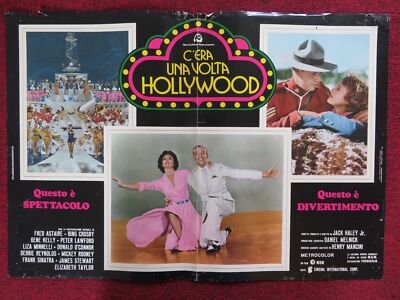 C'ERA UNA VOLTA HOLLYWOOD ITALIAN FOTOBUSTA POSTER FRED ASTAIRE BING CROSBY 1974