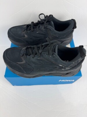 Hoka One One U Clifton L Suede Black -- Unisex -- Various Sizes