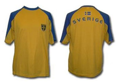 Schweden Fan Trikot Jersey Größe XL + NEU + Gelb + EM WM + Sverige + Sweden SWE