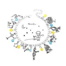Little Prince Broadway Theme Multi Charms Jewelry Bracelet