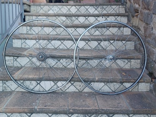 Paire De Pédales Vintage Ofmega Pour Vélo - Style L'Eroica Compatible Colnago, Bianchi, Cinelli - Occasion