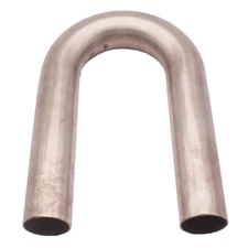 1.75 Inch OD 180 Degree U-Bend Pipe - High Temp Stainless Turbo/Exhaust Tubing