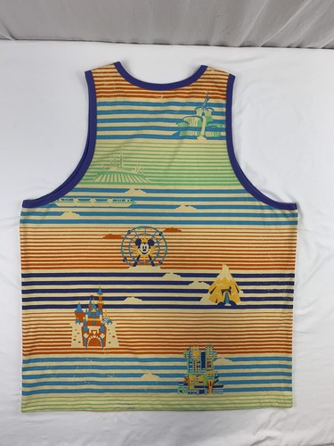 Canotta Disney Magic Kingdom Epcot Animal Kingdom Hollywood Studios a righe XL - Foto 14 di 21