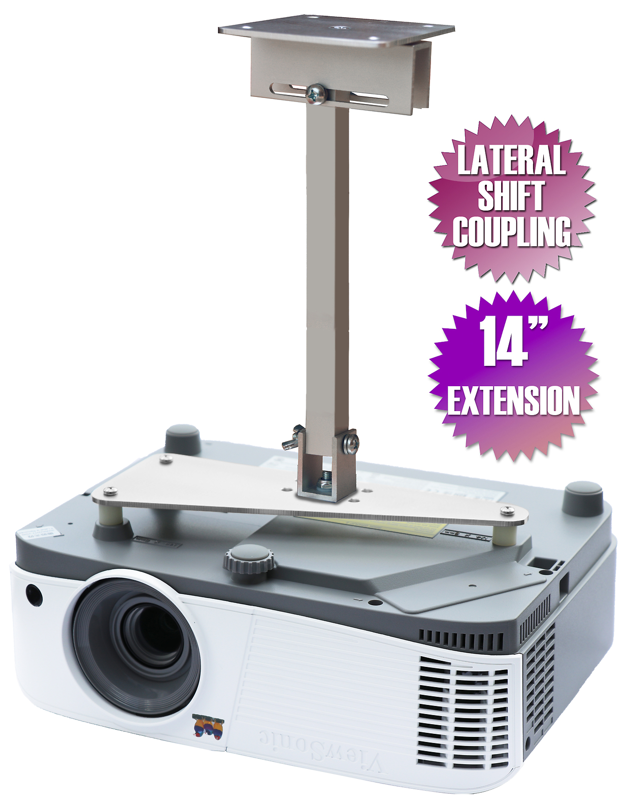 Projector Ceiling Mount for ViewSonic LS500W LS500WH LS550W LS550WH