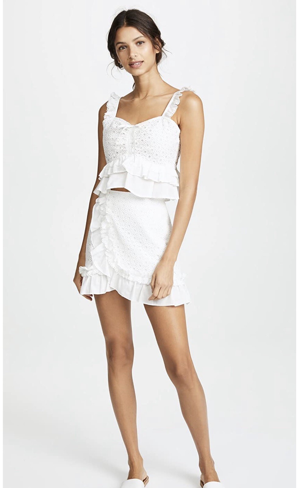 Red Carter Macadamia Top & Mai Skirt Set- Sz Small