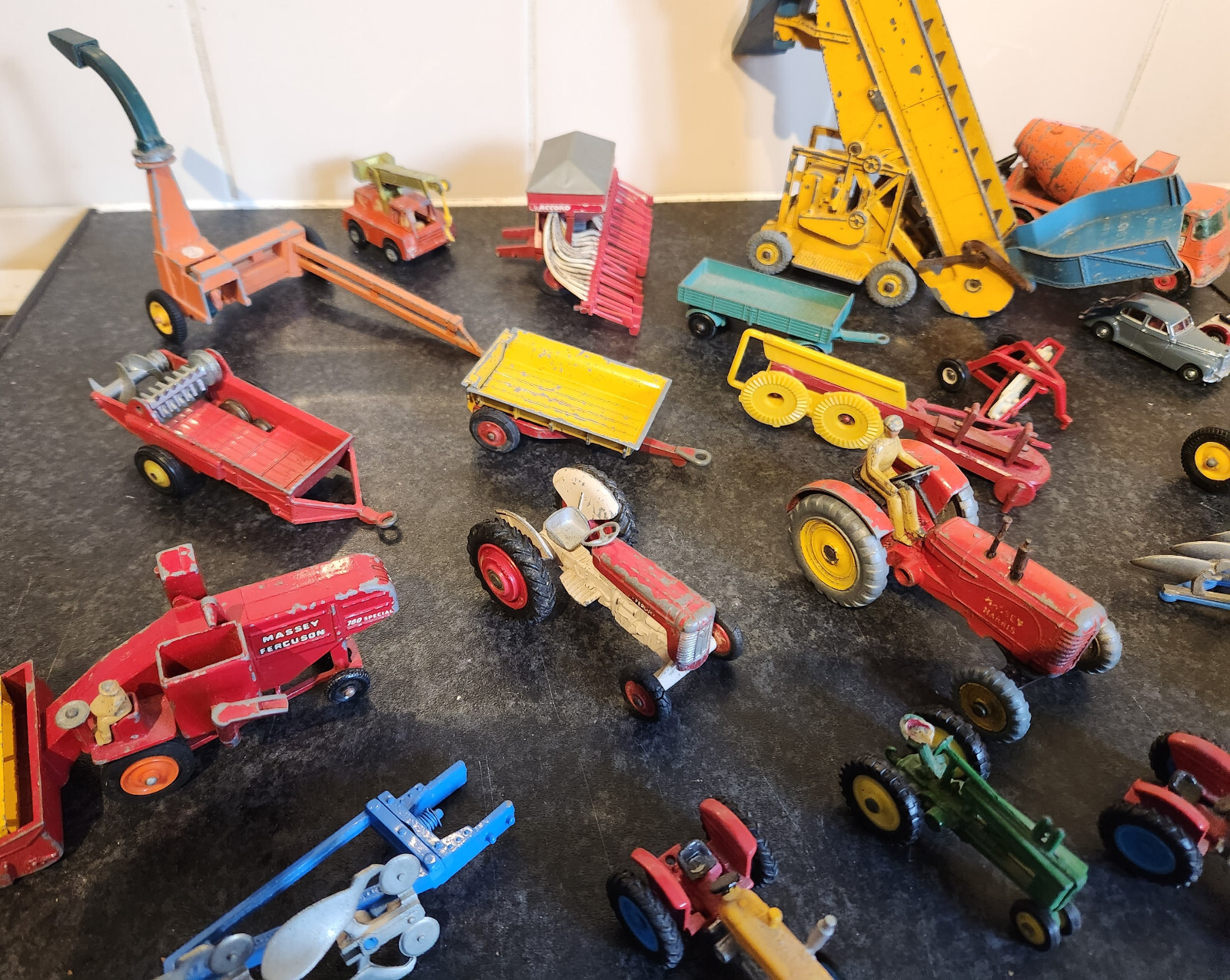 Collection of Vintage Play Worn Diecast Farm Vehicles eBay