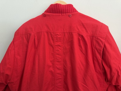 Abrigo Pacer Down Vintage Rojo con Forro Náutico Para Mujer Talla L Bolsillos Cremallera Completa - Imagen 13 de 15