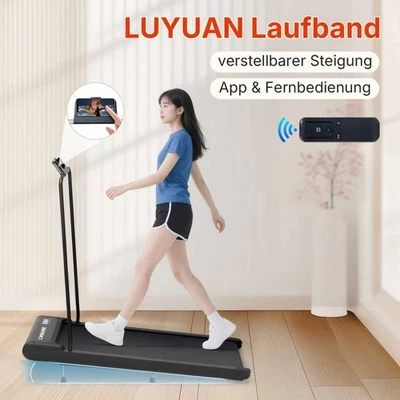 LUYUAN Walkingpad Laufband Büro Homeoffice 2-6 km/h Walking Steigung App Fernbedienung