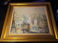 Lucien DeLarue Original Oil Painting on Canvas "Morning Light" w/ Merrill Chase
