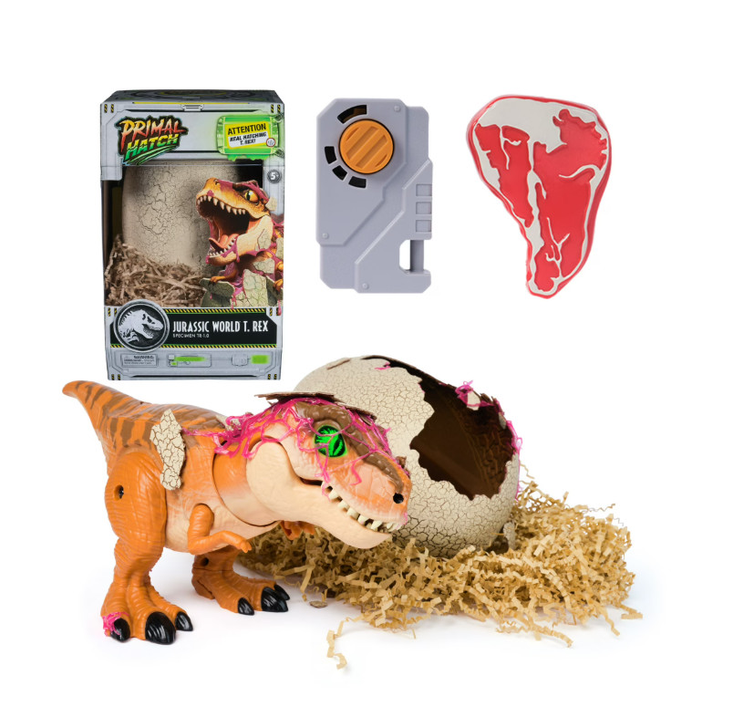 Jurassic World Primal Hatch T-Rex | New Interactive Hatching Dinosaur Egg Toy