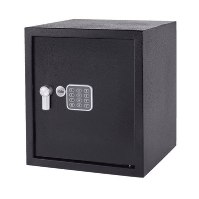 Elektronischer Tresor groß, YALE, safe mit Code & Schlüssel, Schwarz -Renoviert