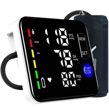 Best Blood Pressure Monitor Rechargeable Upper Arm Monitors for Home Use Large