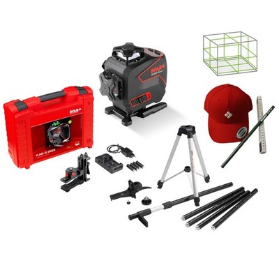 Sola PLANO 4D SET Linienlaser max. 80m + Universalklemmstativ UTC inkl. Fanpaket
