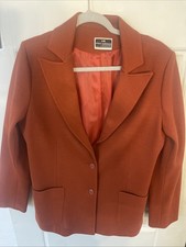 Blazer rust / burnt orange Size Medium By Alex Coleman Sportswear