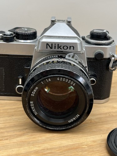Nikon FE analoge Kleinbildkamera AIS Ai-s Nikkor 50 mm f1,4 Objektiv Japan - Bild 2 von 12