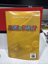 Mario Party Instruction Booklet N64. Booklet Only