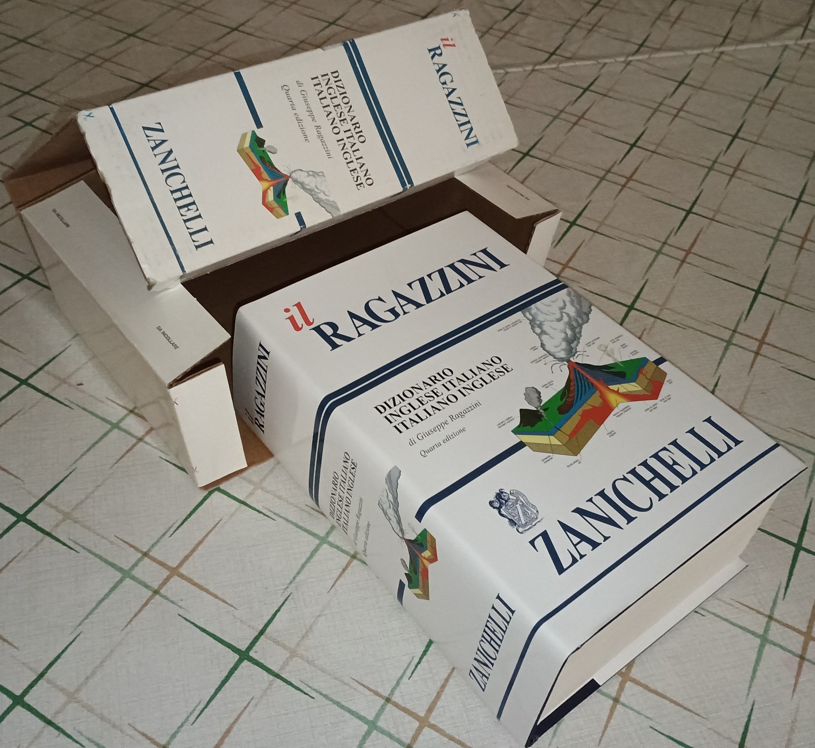 il RAGAZZINI MAXI ZANICHELLI 4 ed DIZIONARIO INGLESE ITALIANO 2528pag + 1 libro foto 2
