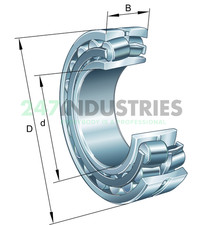21317-E1-K-TVPB FAG Roller Bearings image