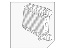 Genuine Audi Cooler Core 4N0-145-806-J