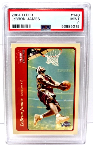 2004 FLEER LeBRON JAMES Basketball Card PSA 9 MINT