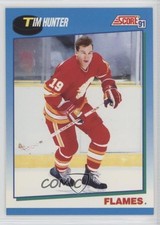 1991-92 Score Canadian Tim Hunter #537 3c7