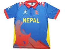 Nepal T20 World Cup 2024 Cricket Shirt   Men  s Jersey New Version, USA Stock