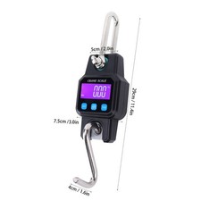 (Negro) Báscula Colgante Digital Recargable WH-C06 Mini Grúa Báscula Electrónica EE. UU.