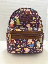 New Disney Purple Seven Dwarfs AOP Loungefly ...