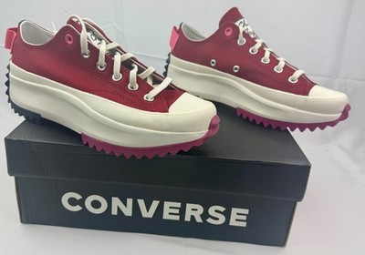 Converse Run Star Hike Platform Park Red Sneakers A14272C Mens sz NIB