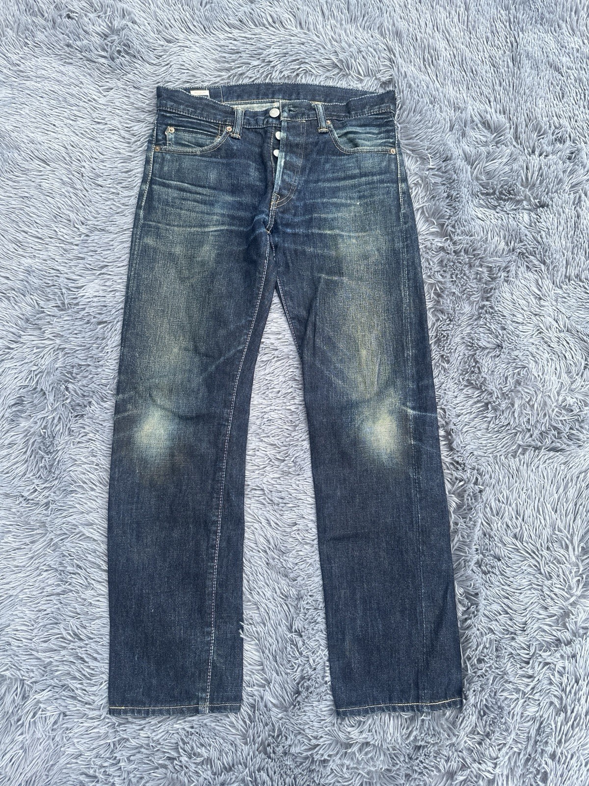 Men’s Blue Momotaro 29x29/30 Selvedge Jeans Slim Fit