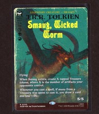 Smaug, Wicked Worm [Borderless Foil] #245 Prices | Magic The
