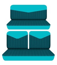 Fits 1949 To 1967 Chevy Bel Air 2door Front 50-50 Top And Rear Bench Seat Covers Fits 1949 To 1967 Chevy Bel Air 2door Front 50-50 Top And Rear Bench Seat Covers