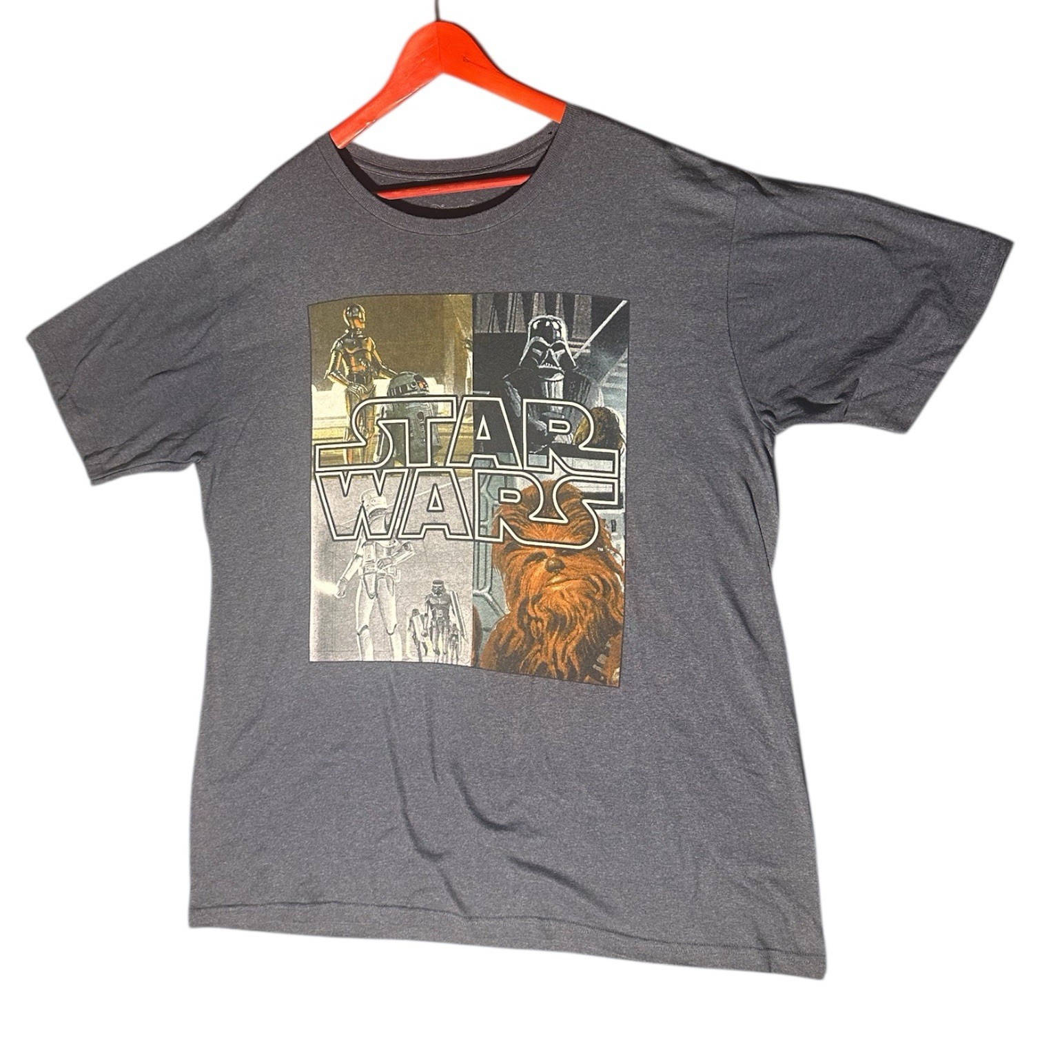 ALTRA Maglietta grafica Star Wars XL Disney Store TrackMyT 397359 grigia 50 50 maglietta Chewbacca