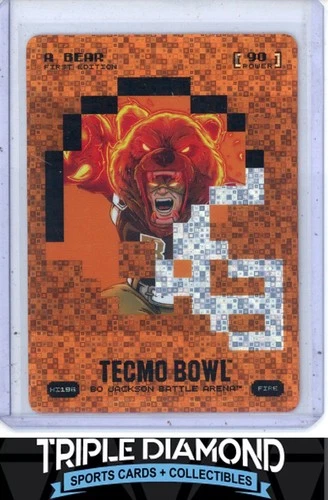 2026 Bo Jackson Battle Arena Tecmo Bowl #HI196 A Bear Helmet Icon Fire AG894