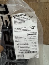 Breg VP40101-005 12  Single Panel Knee Immobilizer Brace Black New