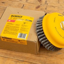 Dewalt 6" Wire Cup Brush Knotted 5/8"-11 Arbor DW4917