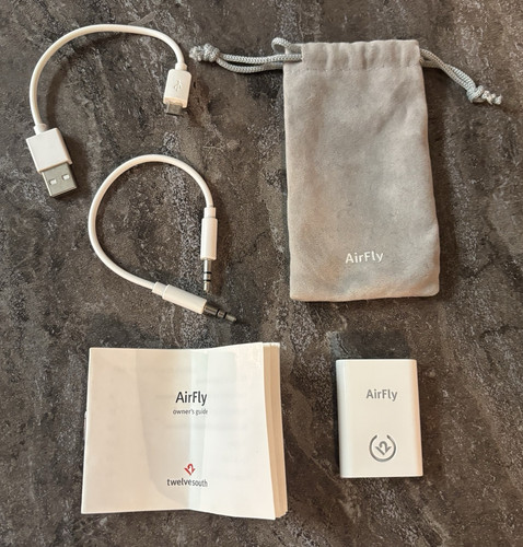 Twelve South AirFly Bluetooth Wireless Audio 209-j00316 Receiver NICE W Case C - 第 1/4 張圖片