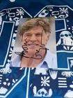 photo cardboard autograph dedication Robert Redford