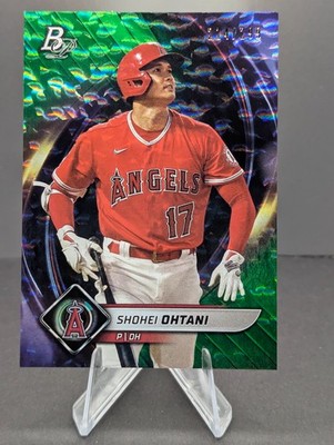 2022 Bowman Platinum - Shohei Ohtani #10 Emerald Ice Foilboard /299