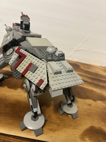 Lego 7675 Star Wars AT-TE WALKER Incomplete With Manual NO minifigures READ!!