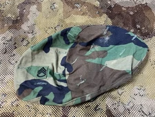 PASGT Helmet Cover Ground Troops Parachutist Medium / Large Woodland M81 BDU