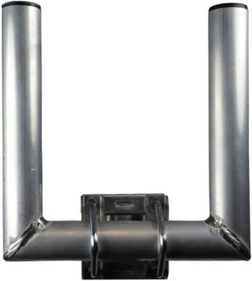 PremiumX Doppel-Mastausleger 25cm Ø 40mm Aluminium Duo-Wandhalter SAT Mast-Ausle