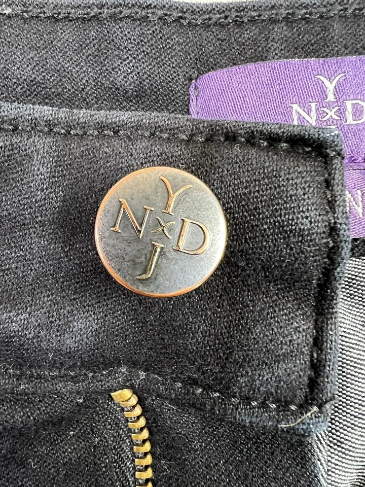 NYDJ Legging Jeans Womens 18W Black Lift Tuck Technology Stretch Pants USA - Image 4 of 4