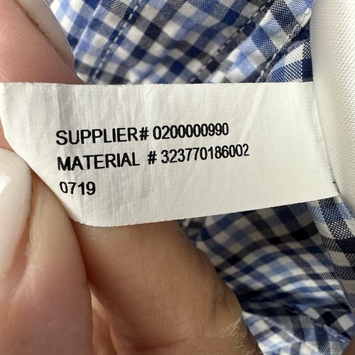 Camisa Ralph Lauren Niños Azul A Cuadros Natural Elastizada Abotonada M 10/12 Usada en Excelente Condición - Imagen 7 de 15