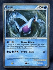 Pokemon Lugia SL7 Shiny Holo Rare TCG Card Call of Legends Edition