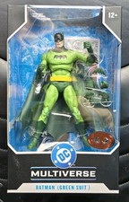 McFarlane DC Multiverse Batman Green Suit Detective Comics  241 Platinum NEW