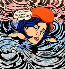 Ciro Quintana," Come back cuban art ",original limited edition