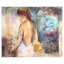 Batia Magal Original Acrylic Painting on Canvas Hand Signed